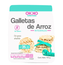 Load image into Gallery viewer, Galleta de arroz integral okko 16 pzas
