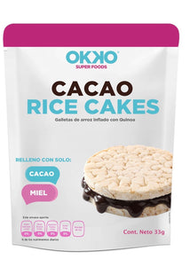 Galleta de arroz con cacao y miel okko 33gr